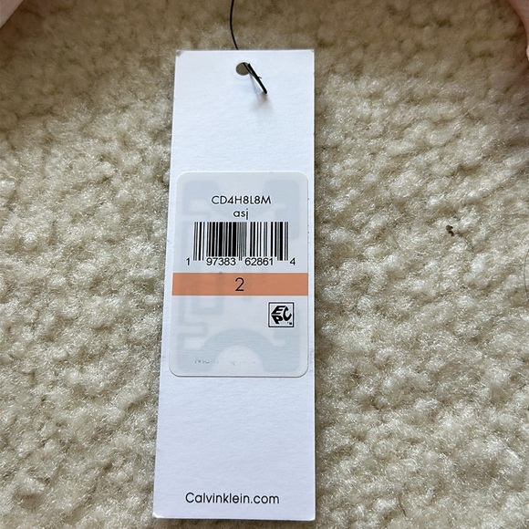 NWT Calvin Klein V-Neck Ruffle Sleeve Trapeze Minidress - Picture 11 of 15